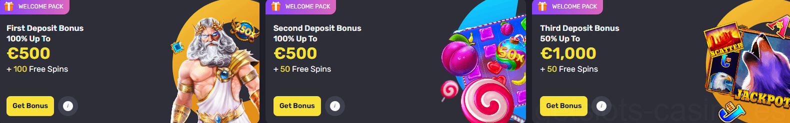Getslots Casino Bienvenida